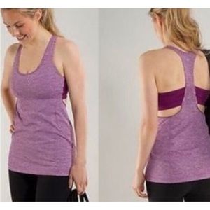 Lululemon Turbo Tank Purple Heathered Size 6
